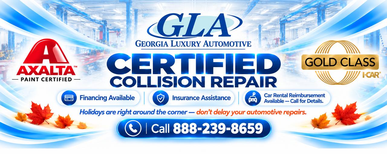 Georgia Luxury Automotive certified collision repair in Atlanta GA