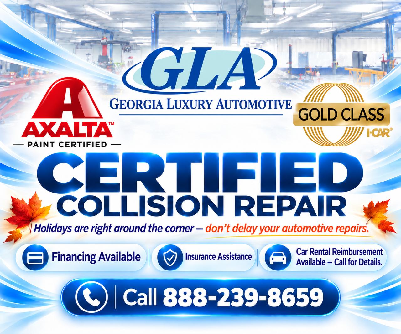 Georgia Luxury Automotive certified collision repair in Atlanta GA